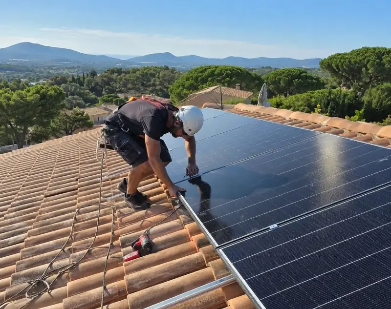 Installateur panneaux solaires Mours-Saint-Eusèbe — pose photovoltaïque sur toiture