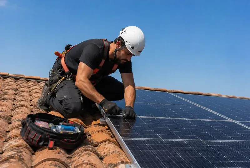 Maintenance et monitoring de panneaux solaires à Mours-Saint-Eusèbe