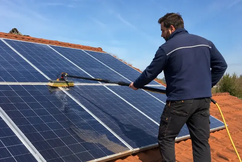 Nettoyage et entretien de panneaux solaires à Mours-Saint-Eusèbe